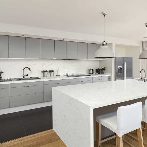 Carrera White Quartz – Wholesale Quartz Countertops - Main Image