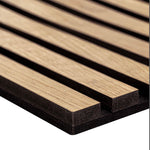 Beige Acoustic Wood Slat Wall Panels