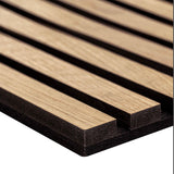 Beige Acoustic Wood Slat Wall Panels