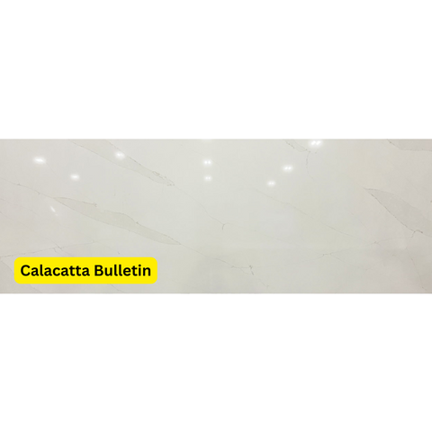 Calacatta Bulletin Prefab Quartz