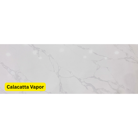 Calacatta Vapor Prefab Quartz