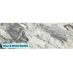 Blue & White Real Marble Prefab
