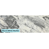 Blue & White Real Marble Prefab