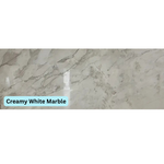 Creamy White Real Marble Prefab