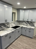 Blue & White Real Marble Prefab