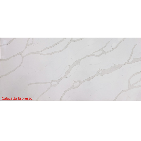 Calacatta Expresso Prefab Quartz
