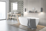 White Acoustic Wood Slat Wall Panels