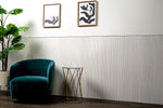 White Acoustic Wood Slat Wall Panels